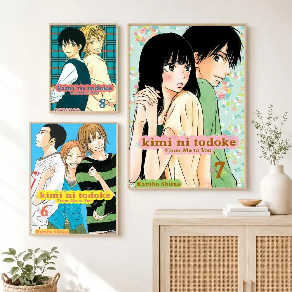 Kimi Ni Todoke Anime Wall Art Poster