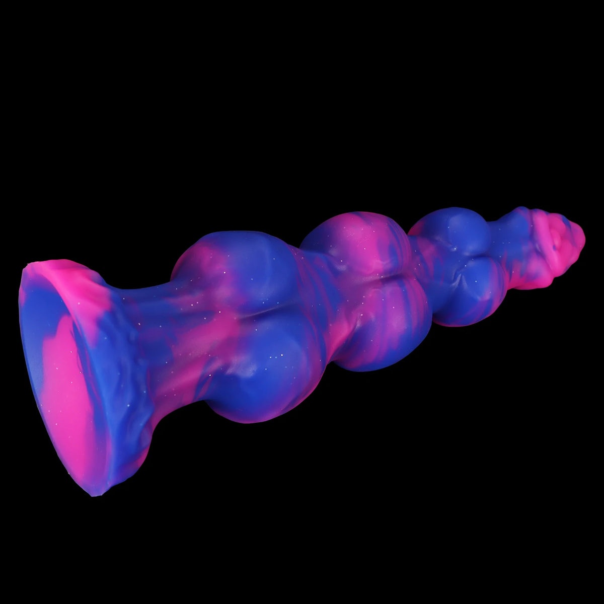 Knotted Silicone Anal Dildo with Suction Cup