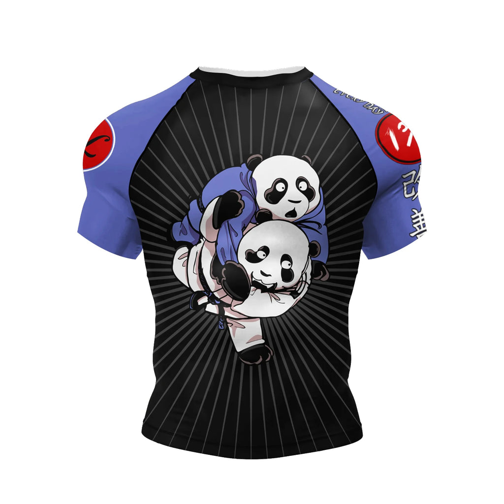 Brazilian Jiu-Jitsu  Rash Guard, Men Women Quick Dry Breathable Grappling Training Compression Tee Summer Fashion Streetwear