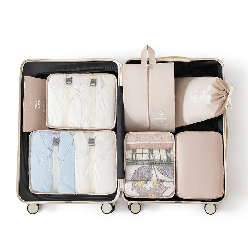 Portable Travel Packing Organizer Set