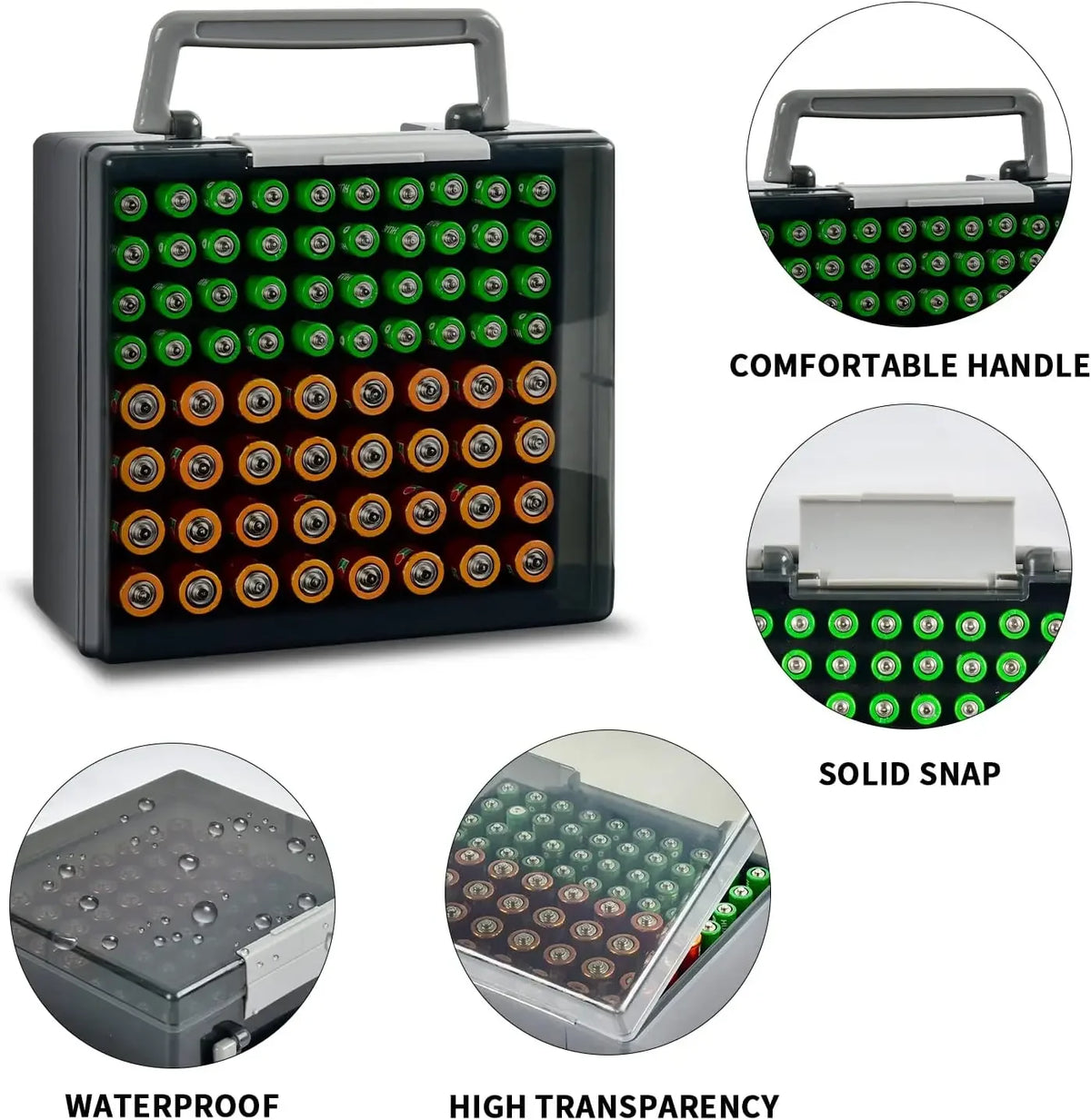 72-Battery Storage Organizer & Dispenser