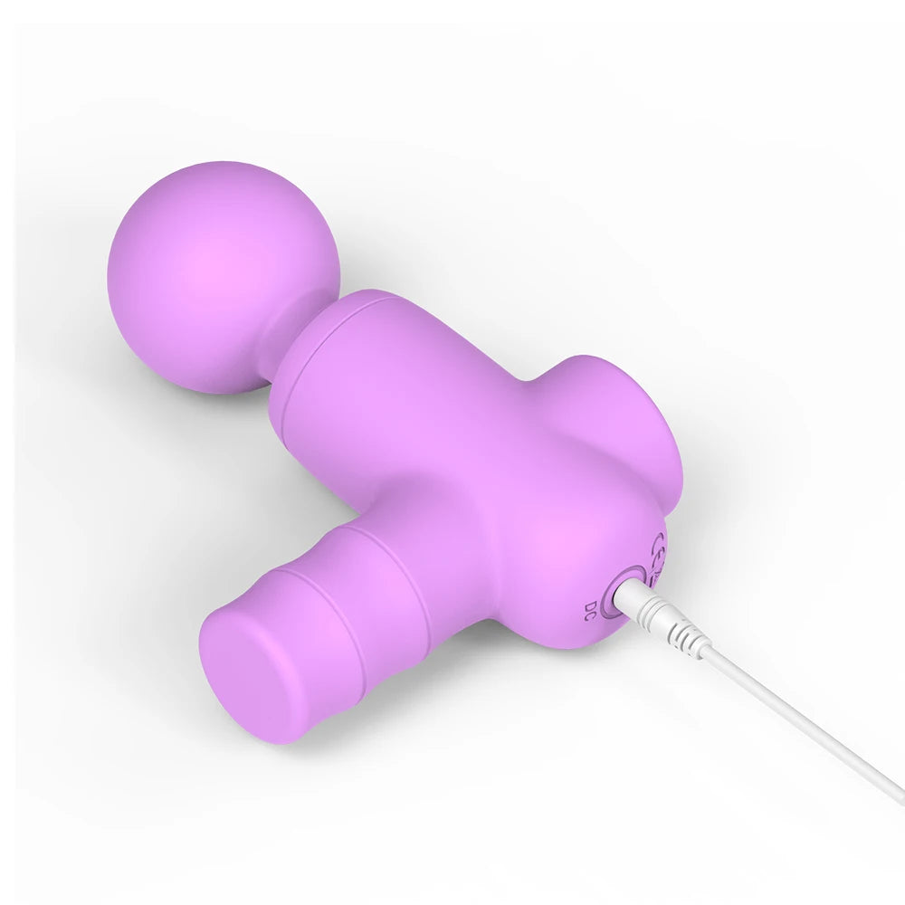 USB-Rechargeable Wand Vibrator & Personal Massager