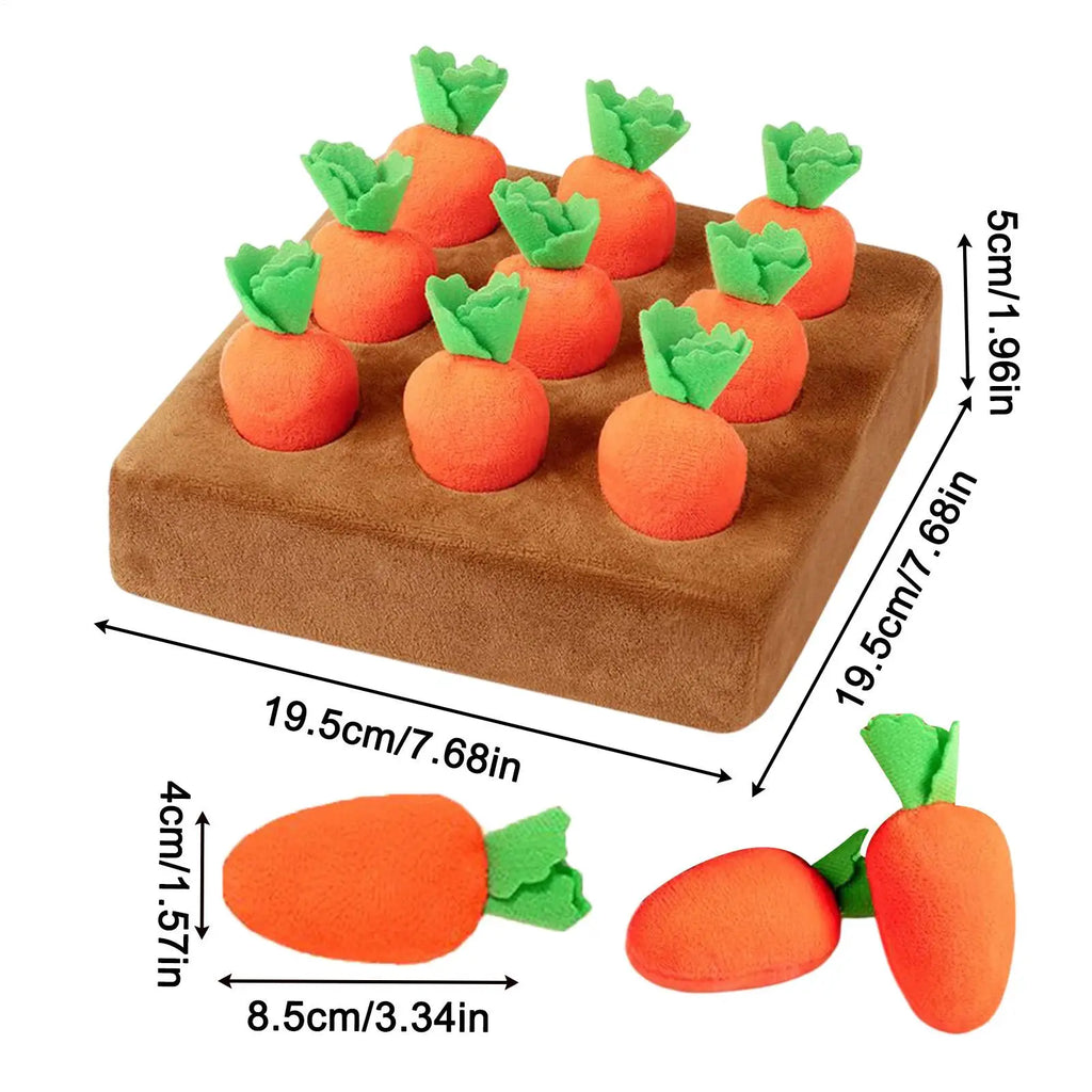 Carrot Snuffle Mat & Puzzle Dog Toy