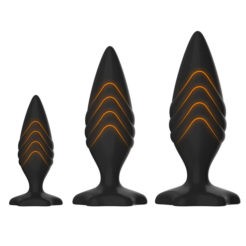 Wearable Progressive Silicone Anal Bead Plug