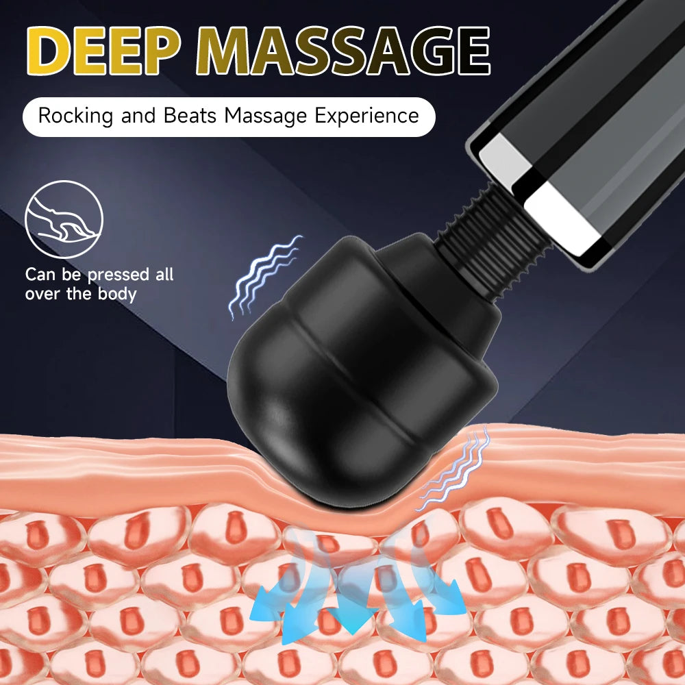 10-Speed Handheld Vibration Body Massager