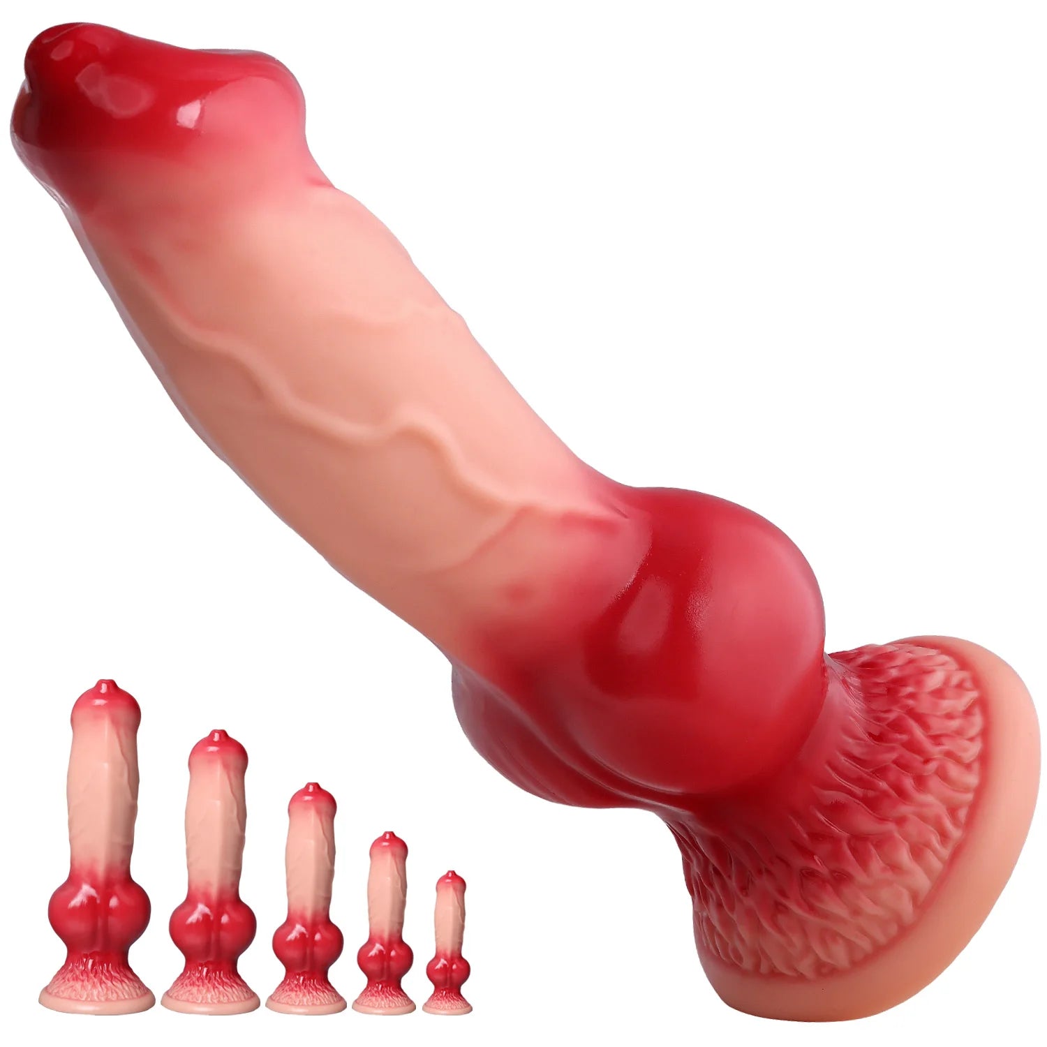 Huge Dildo Animal/Dog Dildo Realistic Penis with Suction Cup Big Butt Plug Giant Monster Cock Dick Adults Supplies for Men Women