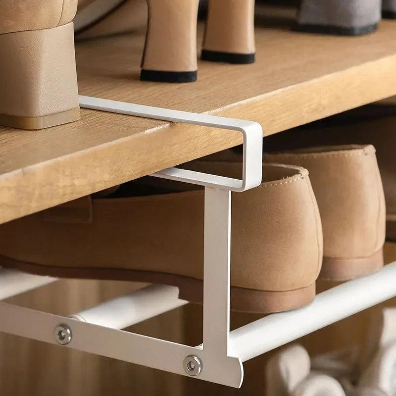 Expandable Multi-Layer Wardrobe Shelf Organizer