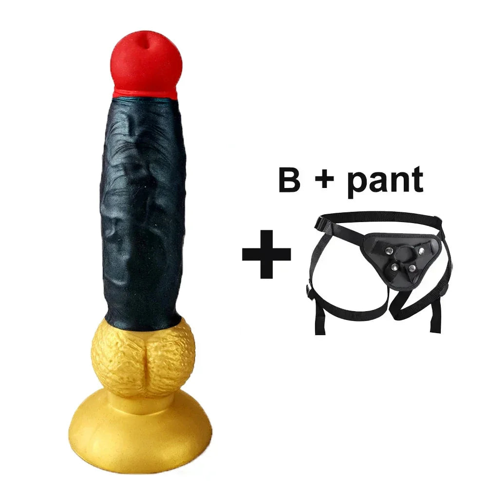 Realistic Animal-Style Dildo with Suction Cup
