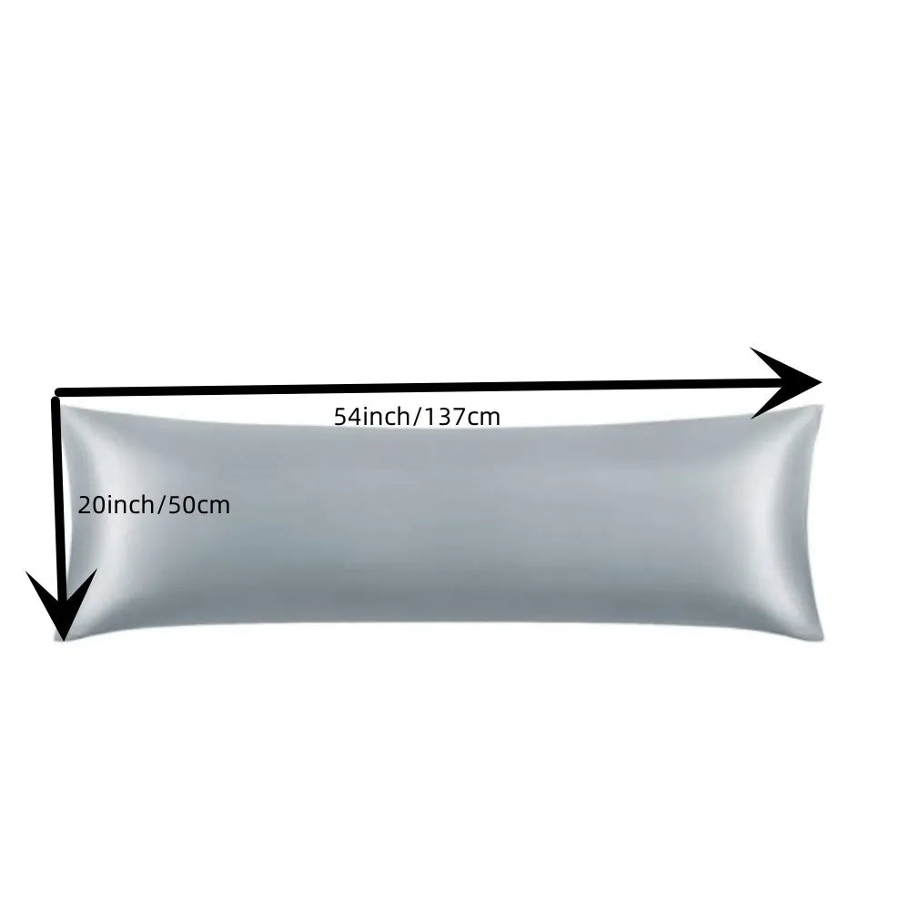 Long Satin Body Pillow Cover
