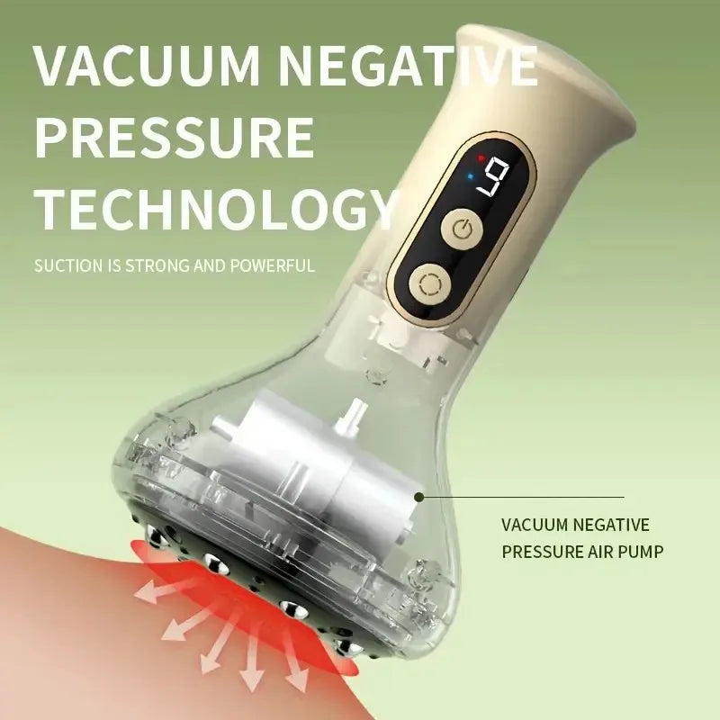 USB-Rechargeable Hot-Compress Cupping Massager