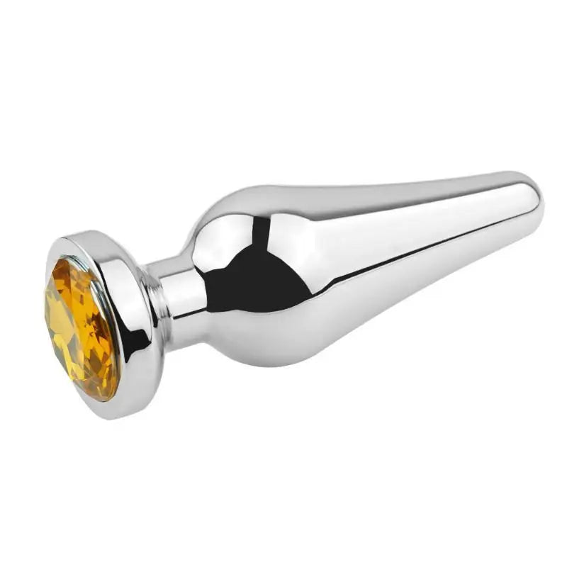 Jeweled Aluminum Alloy Anal Plug