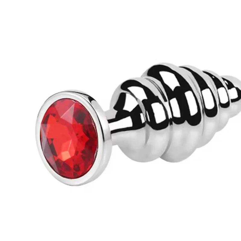 Crystal Stainless Steel Anal Plug