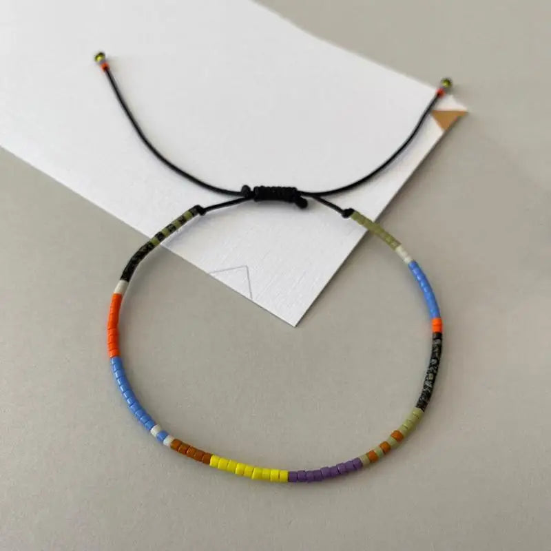 Colorful Handmade Beaded Bracelet