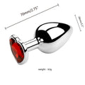 3-Size Metal Anal Plug Set – S/M/L