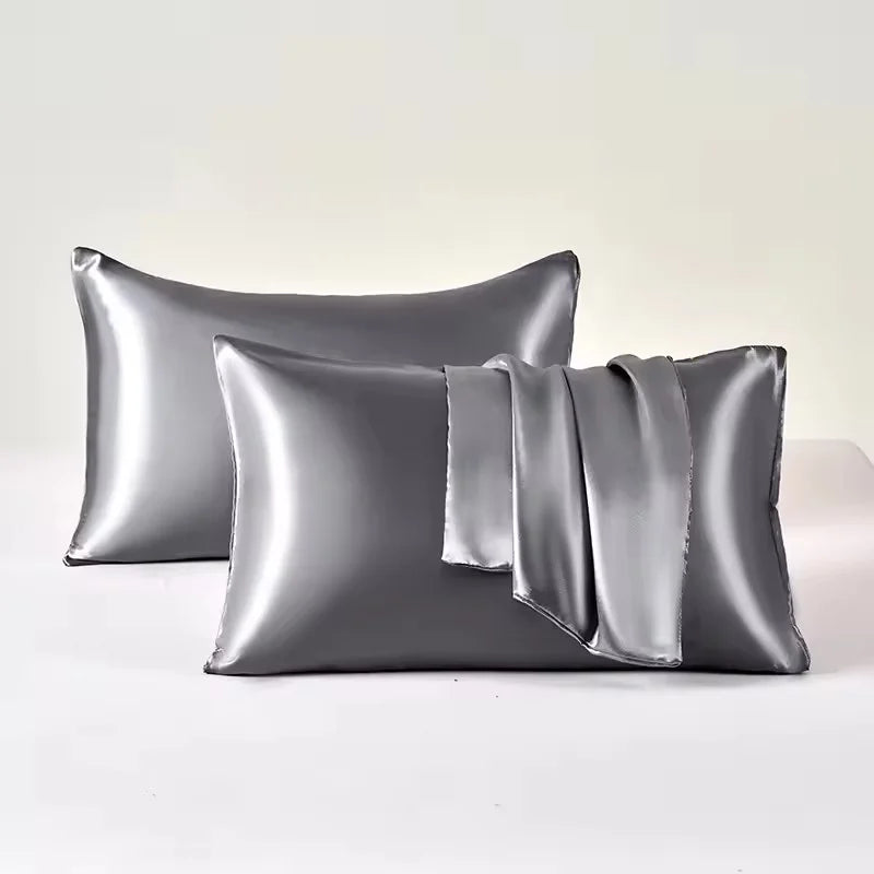 2-Piece Soft Satin Pillowcase Set