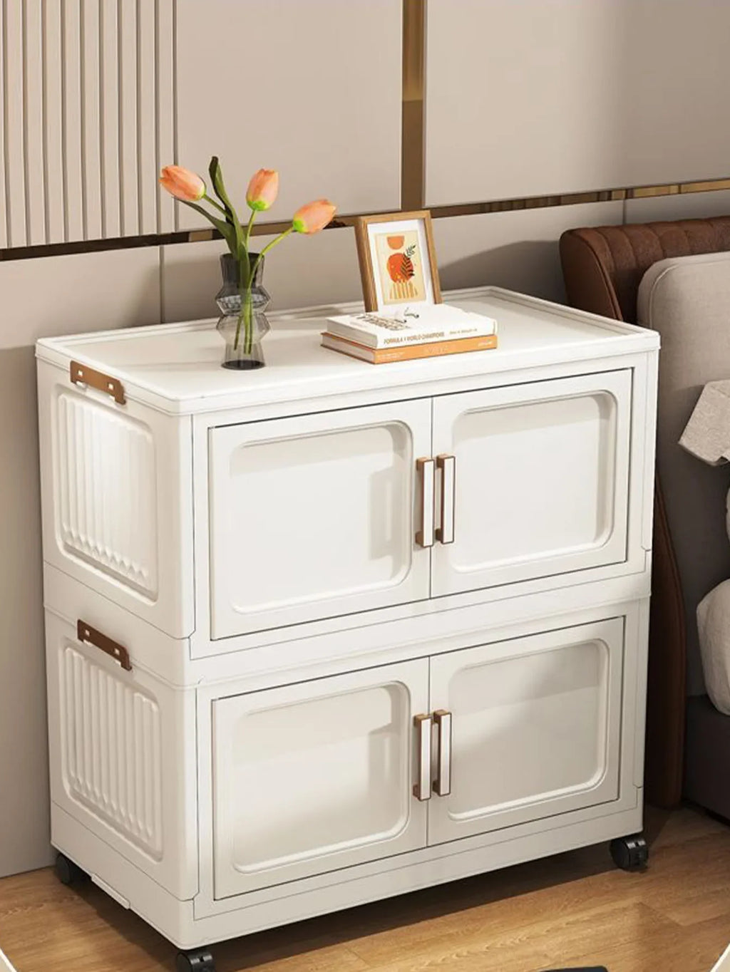 Foldable Multi-Drawer Storage Cabinet