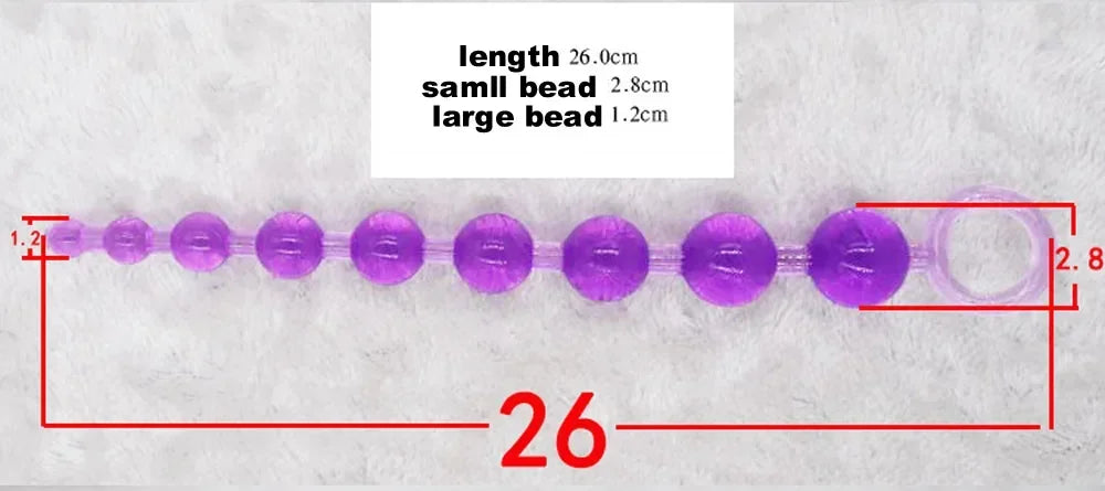 Extra-Long Silicone Beginner Anal Beads