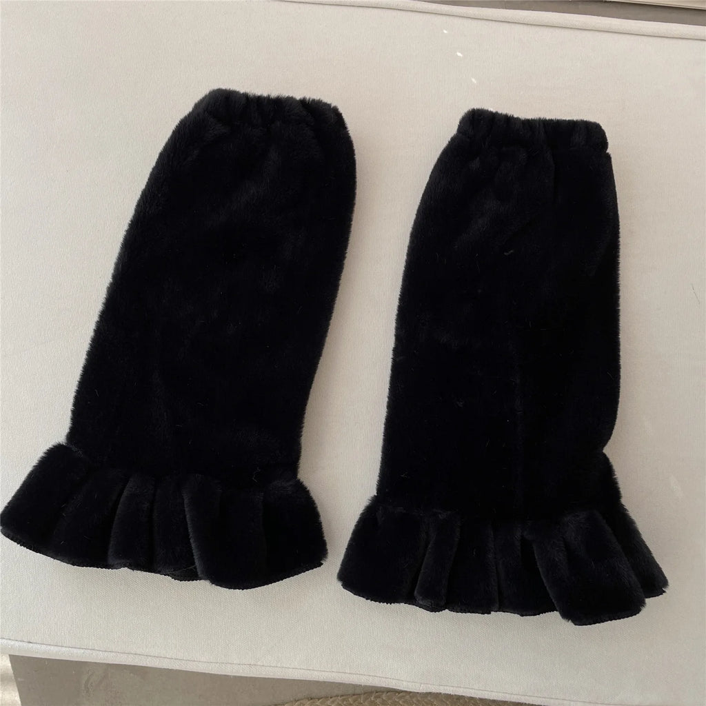 Furry Kawaii Lolita Winter Leg Warmers