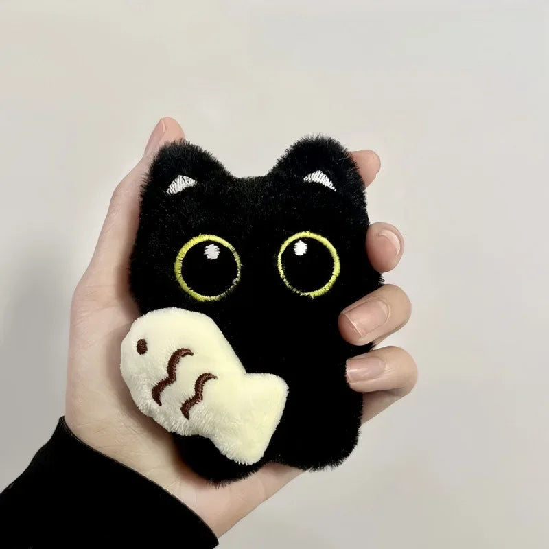 Black Cat Plush Keychain & Bag Charm
