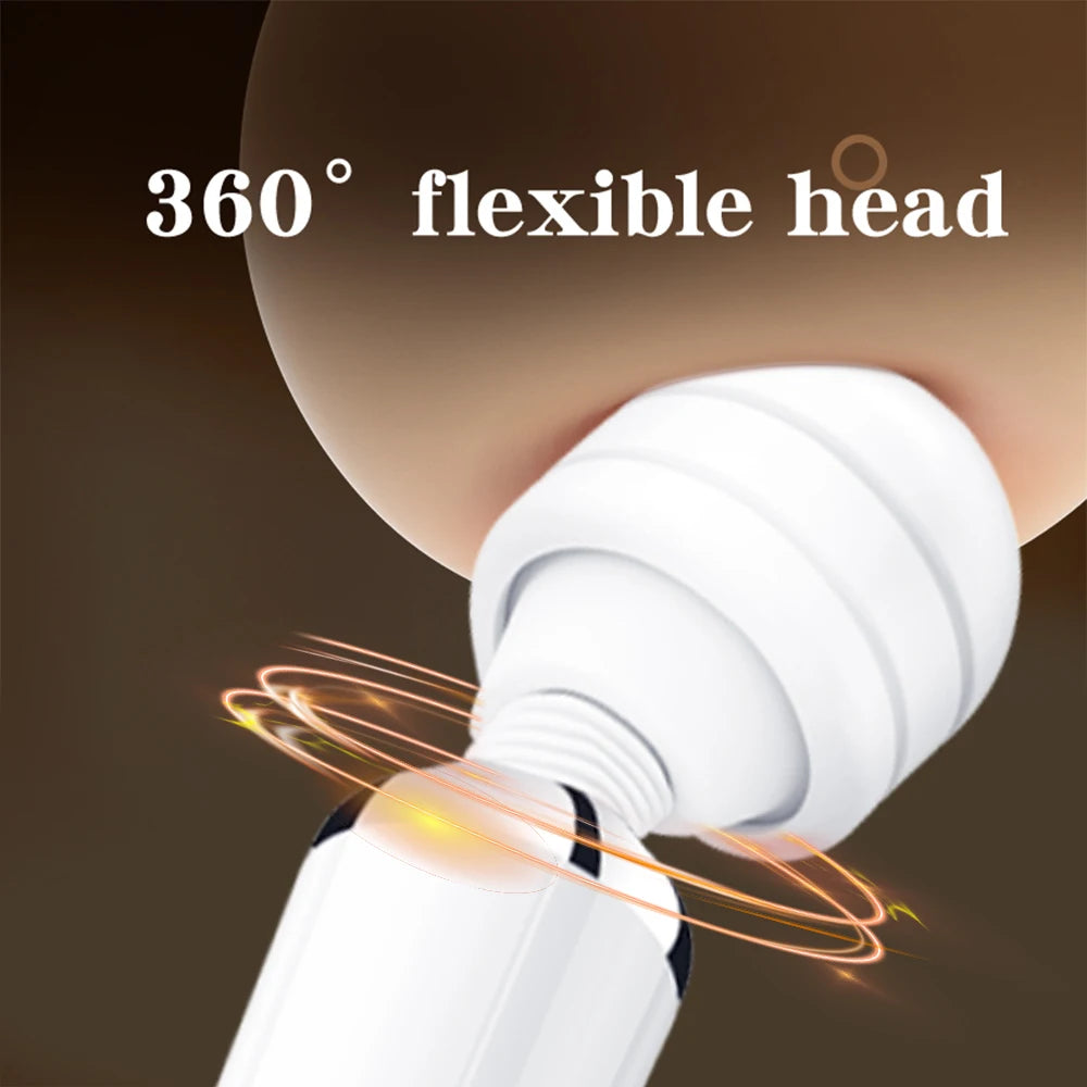 USB-Rechargeable Large Magic Wand Vibrator