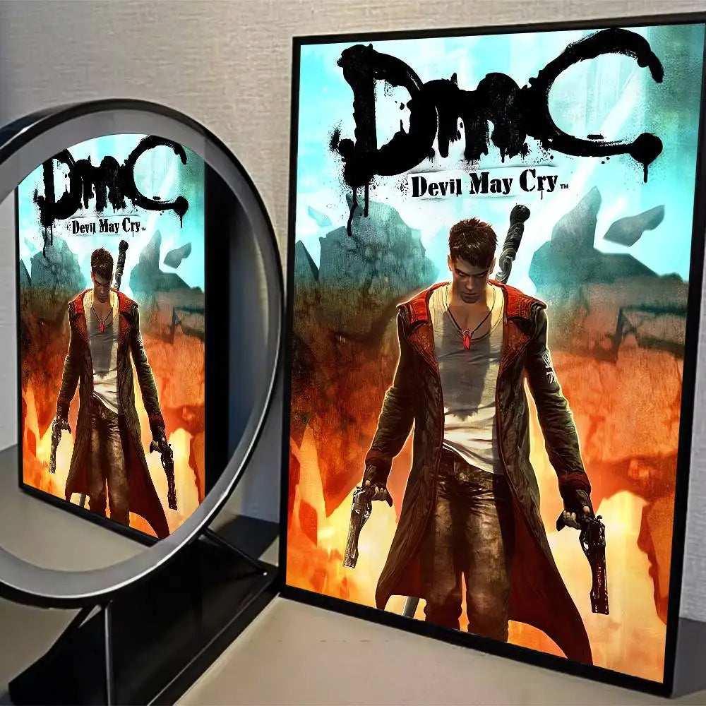 Devil May Cry Vintage Game Art Poster