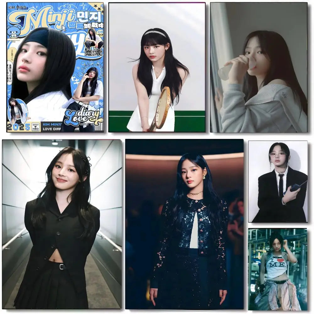 Kim Minji K-Pop Y2K Wall Poster