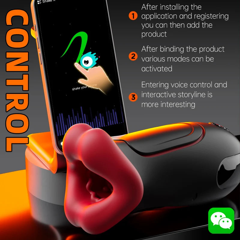 App-Control 9-Mode Male Stroker