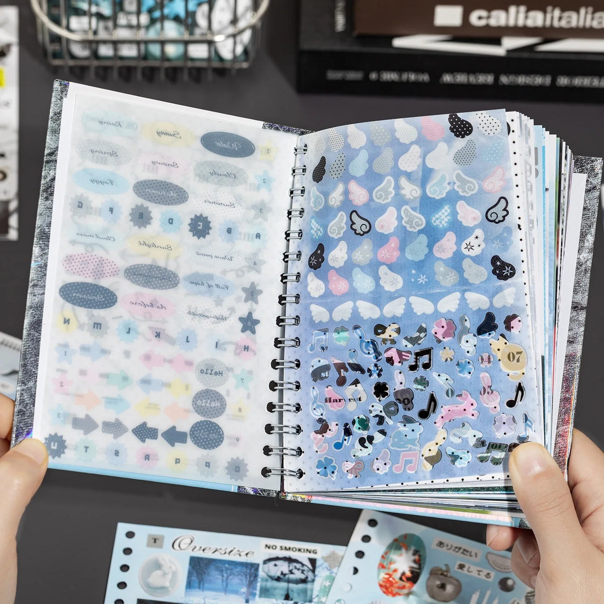 K-Pop Photocard Scrapbook Sticker Book