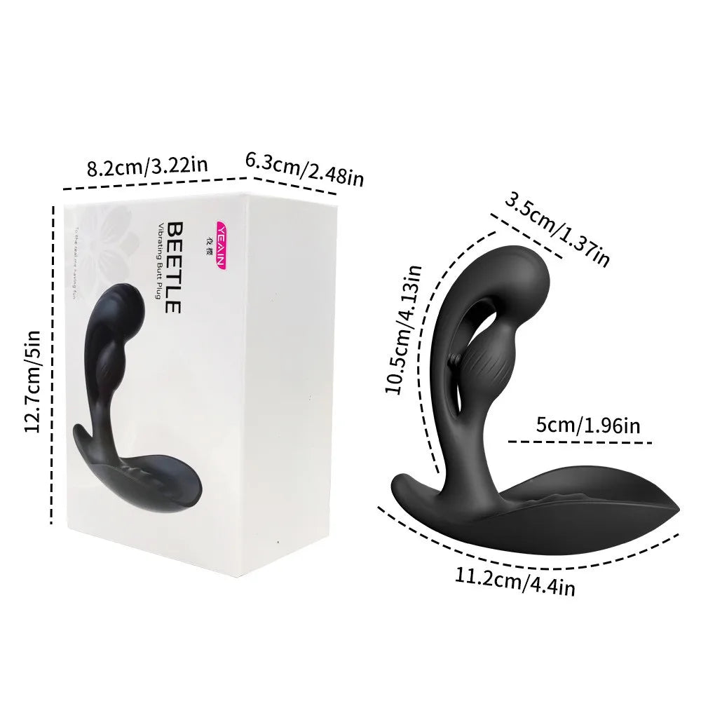 Vibrating Prostate Massager with Ball Stimulator
