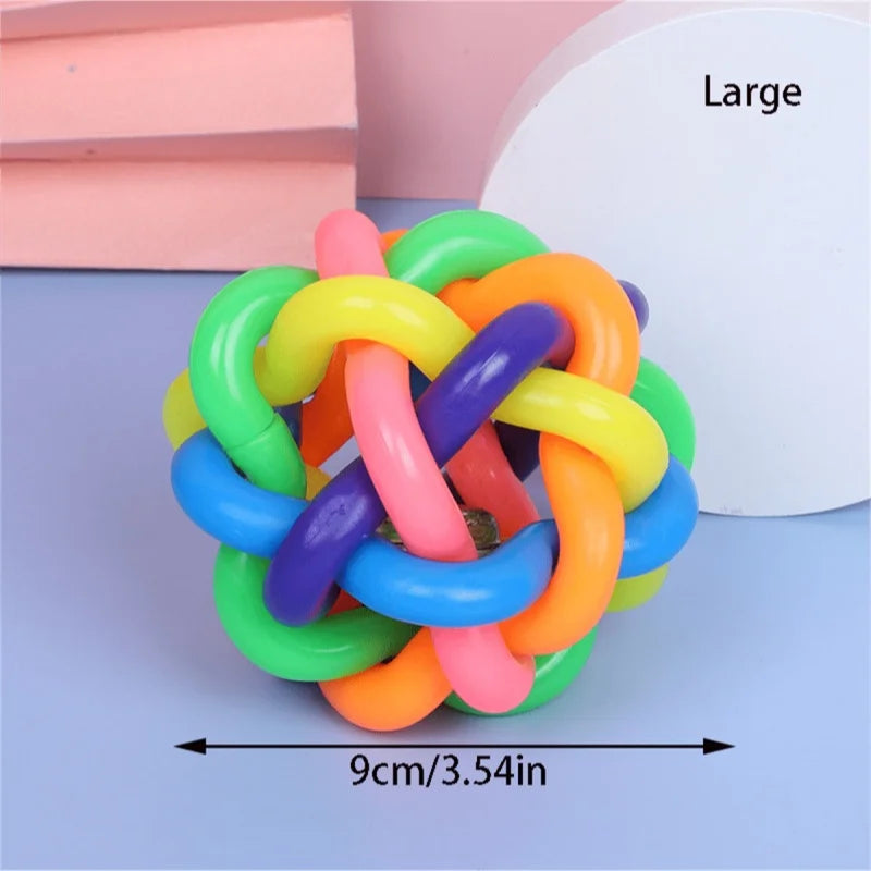 Colorful Bell Interactive Dog Toy