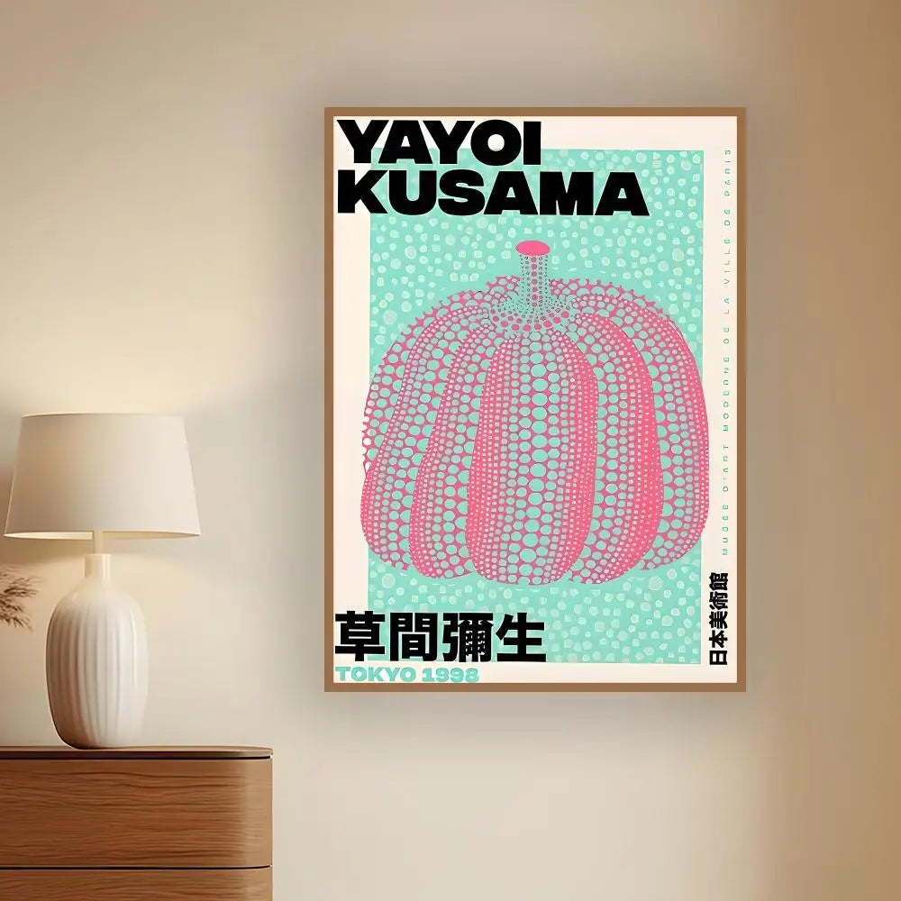 Yayoi Kusama Art Wall Poster