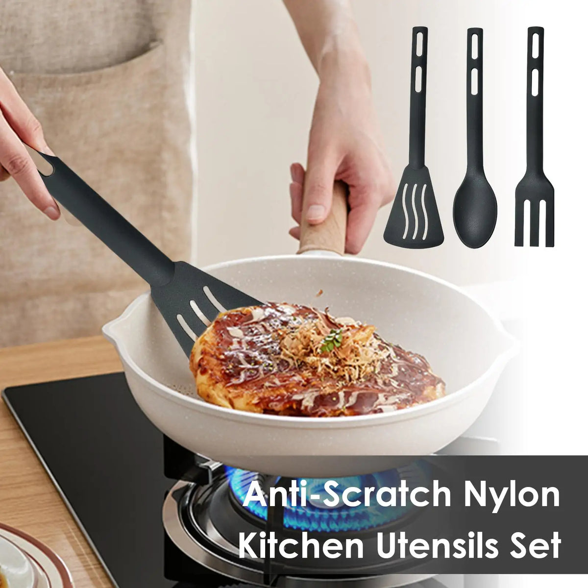 Nylon Nonstick Cooking Utensil Set