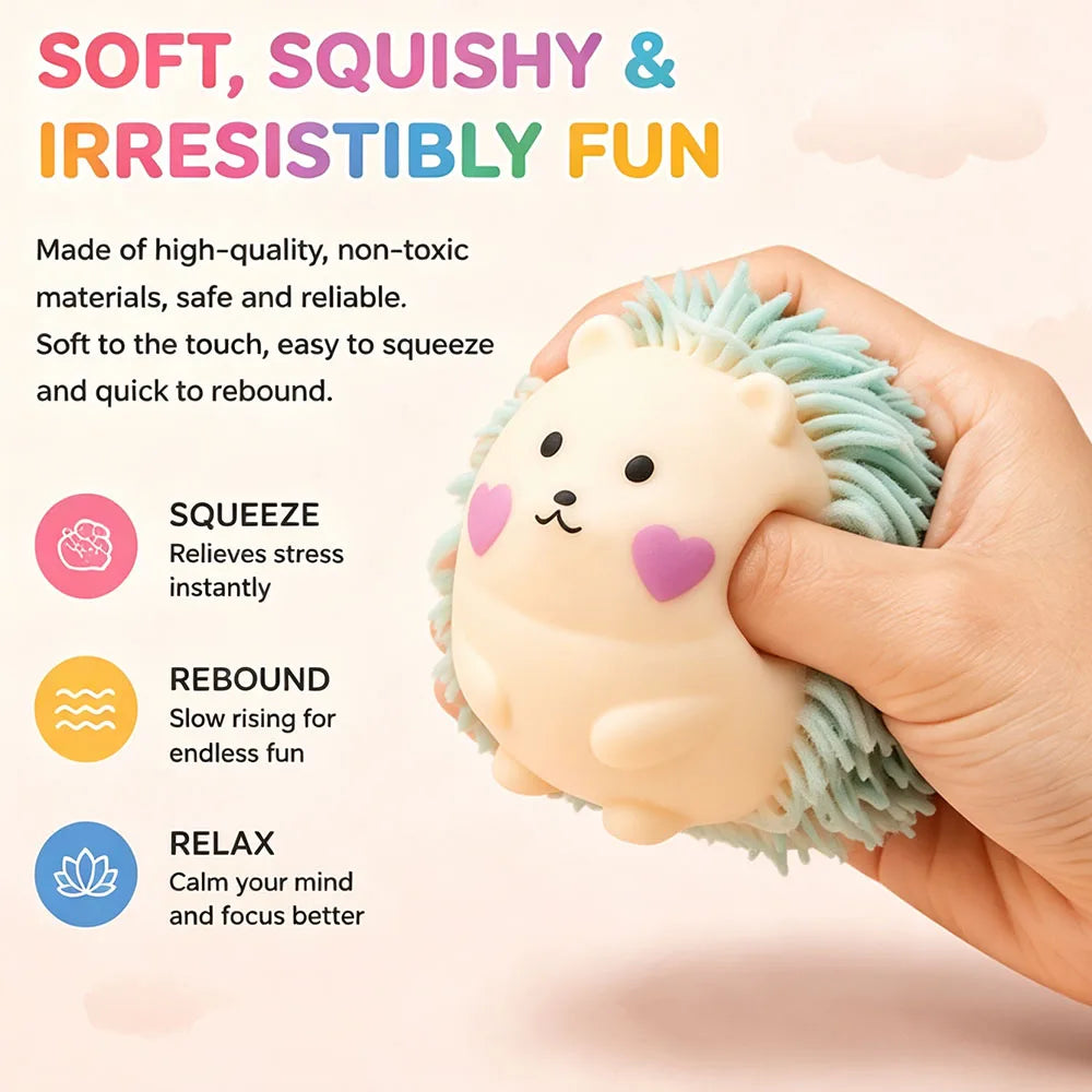 Kawaii Hedgehog Slow-Rising Squishy Toy