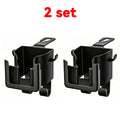 2 Pack Car Seat Back Organizer, Cup Holder & Hook, Phone Bracket, Rear Storage for Water Cup & Phone, Car Interior Accessories