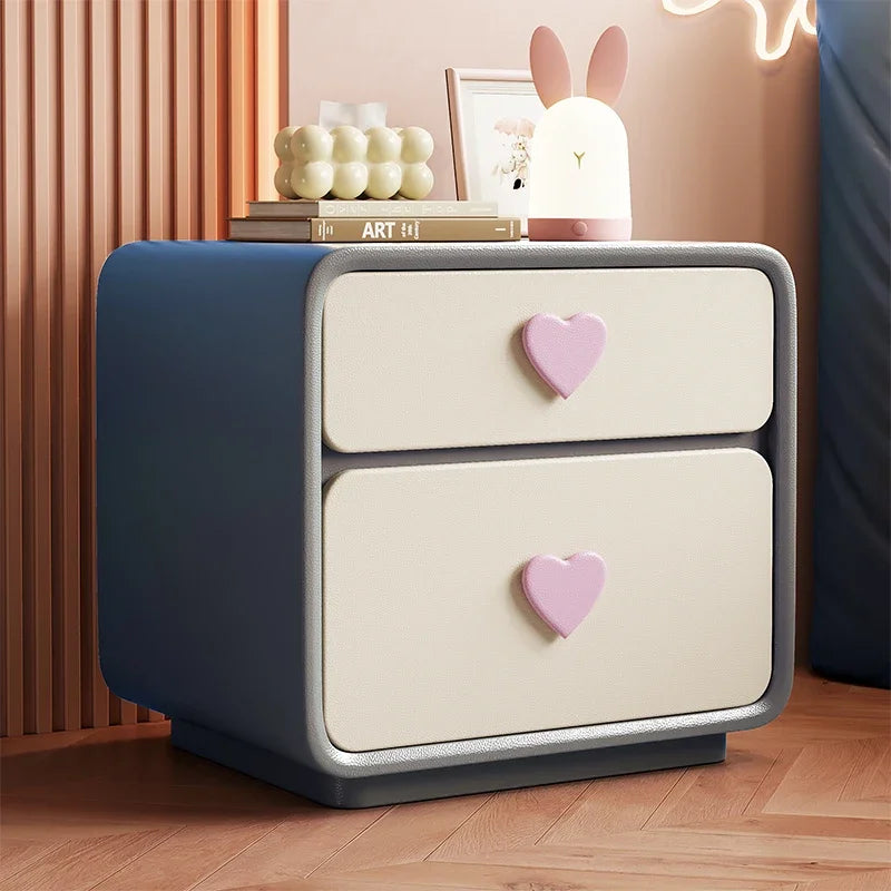Cute Modern Kawaii Bedside Storage Table