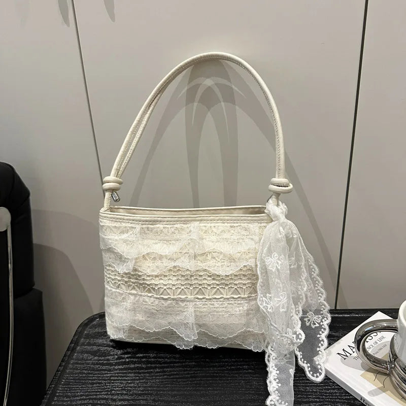 Lace Bow Korean Shoulder Bag