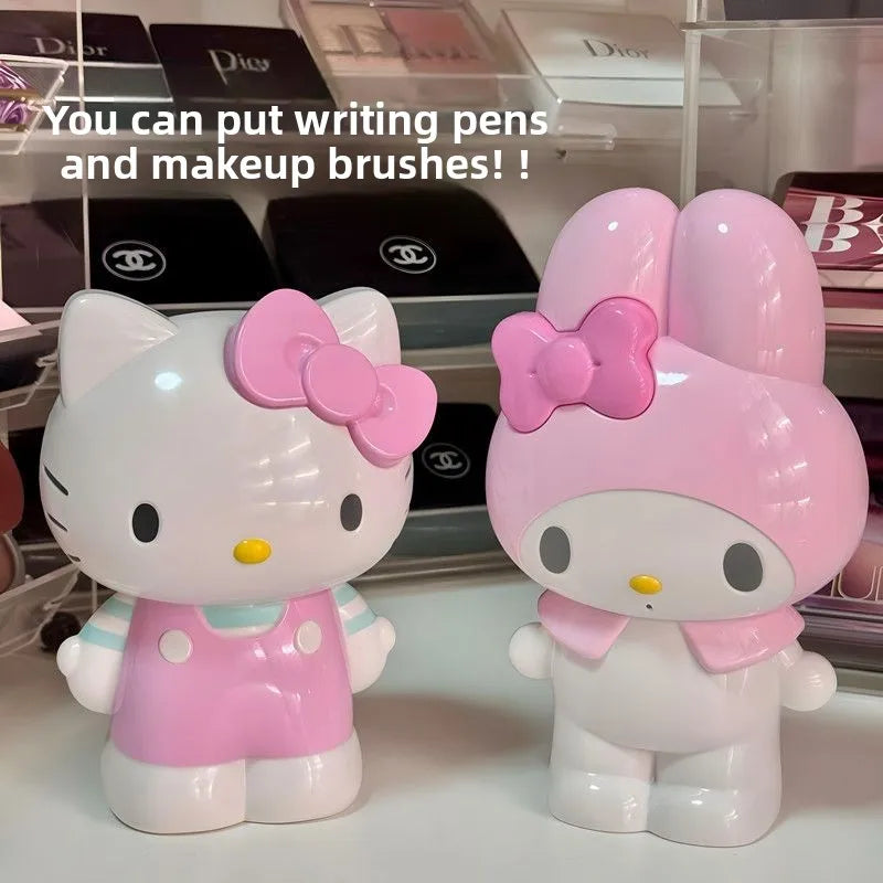 Kawaii Cat Print Pencil Holder Organizer