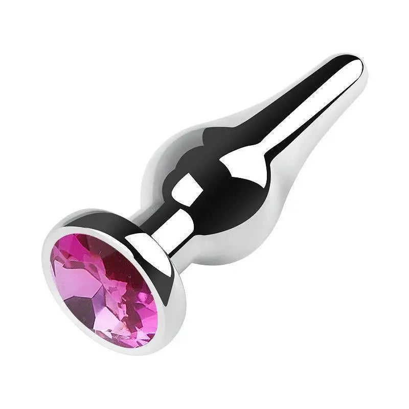 Jeweled Aluminum Alloy Anal Plug
