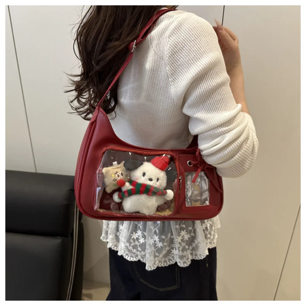 Y2K Transparent Ita Crossbody Bag