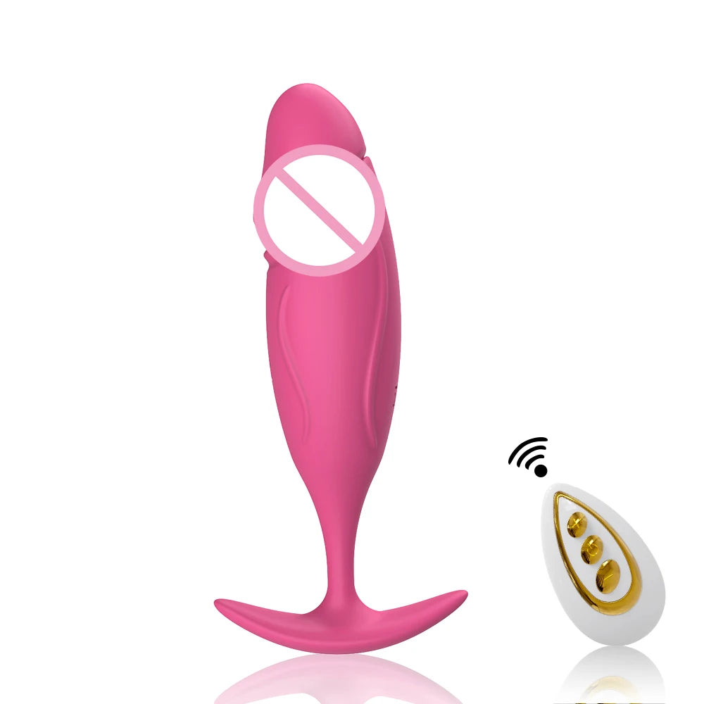 Remote-Control Vibrating Anal Plug