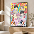 Manga-Tamon's B-Side Poster High-definition  poster stickers, suitable for bedroom, living room, home decoration