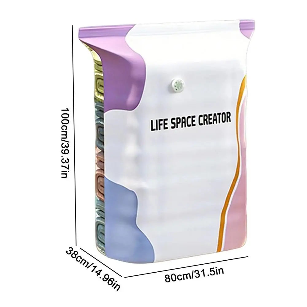 Large No-Pump Storage Bags for Clothes & Quilts