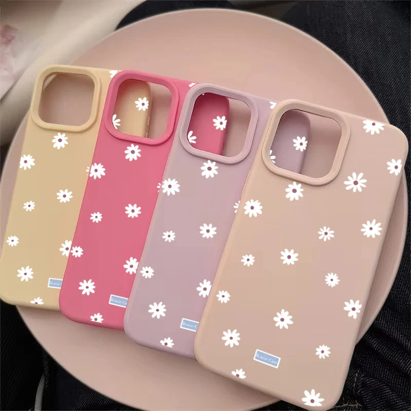 Daisy Flower Shockproof Phone Case for iPhone