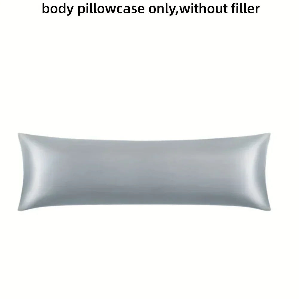 Long Satin Body Pillow Cover