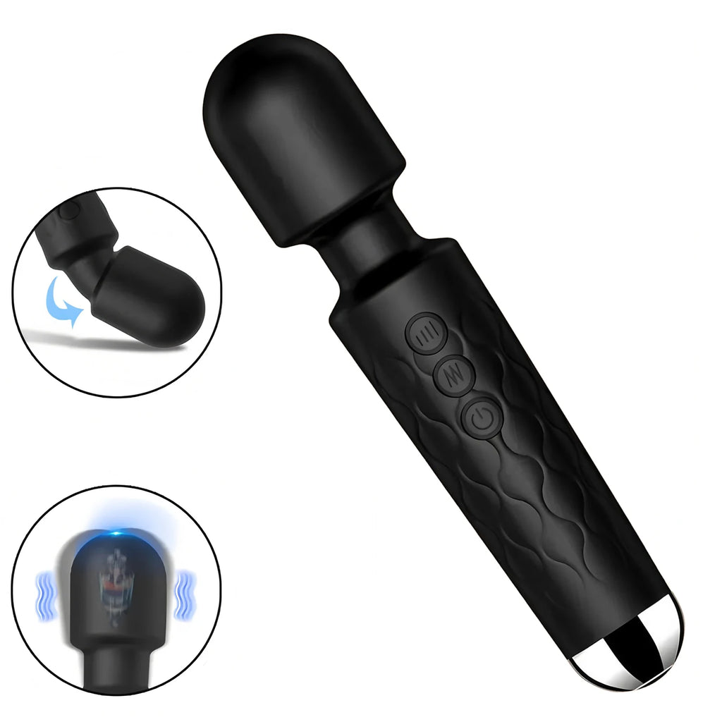 Waterproof Multi-Speed Magic Wand Massager