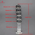 Crystal Glass Double-Ended Anal Bead Plug
