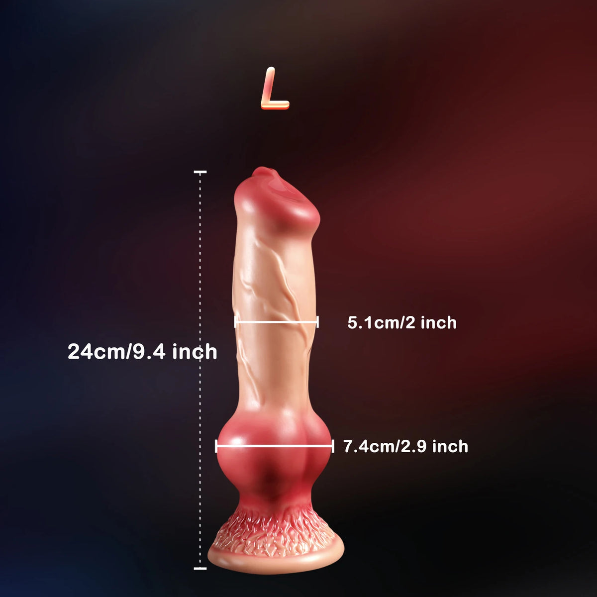 Animal-Style Dildo & Anal Plug with Suction Cup