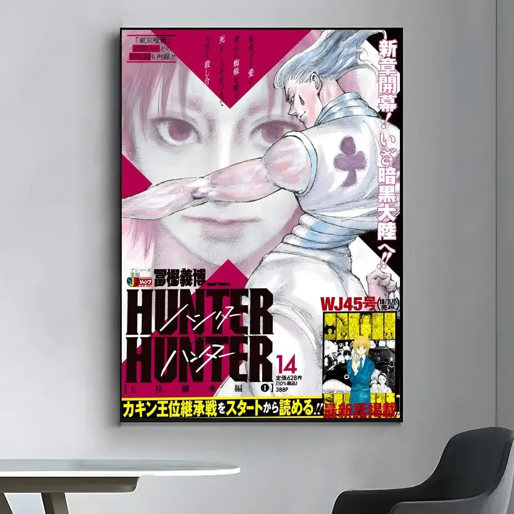 H-Hunter × Hunter Poster High-Definition Posters, Wall Art for Living Room and Home Decor.