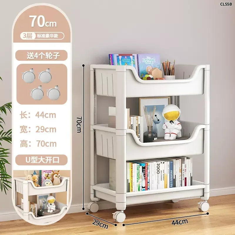 Multi-Layer Toy & Home Storage Trolley