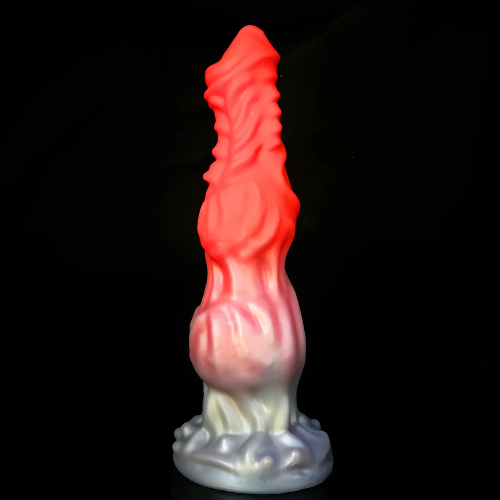 Huge Dog Dildo Luminous Penis Anal Plug Animal/Monster Dick Vagina Anus Stimulate Sex Toys Masturbation Butt Plug For Women Men
